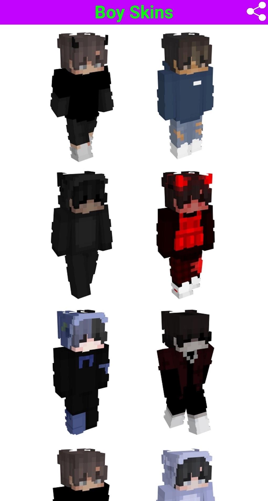 Boys Skins for Minecraft PE::Appstore for Android