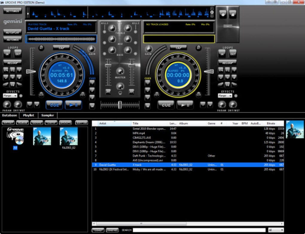 groove mixer for pc free download