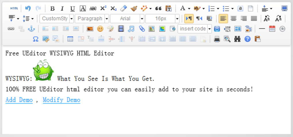 html text editor download