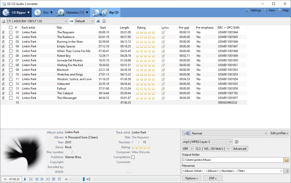 EZ CD Audio Converter 11.0.3.1 download the last version for android
