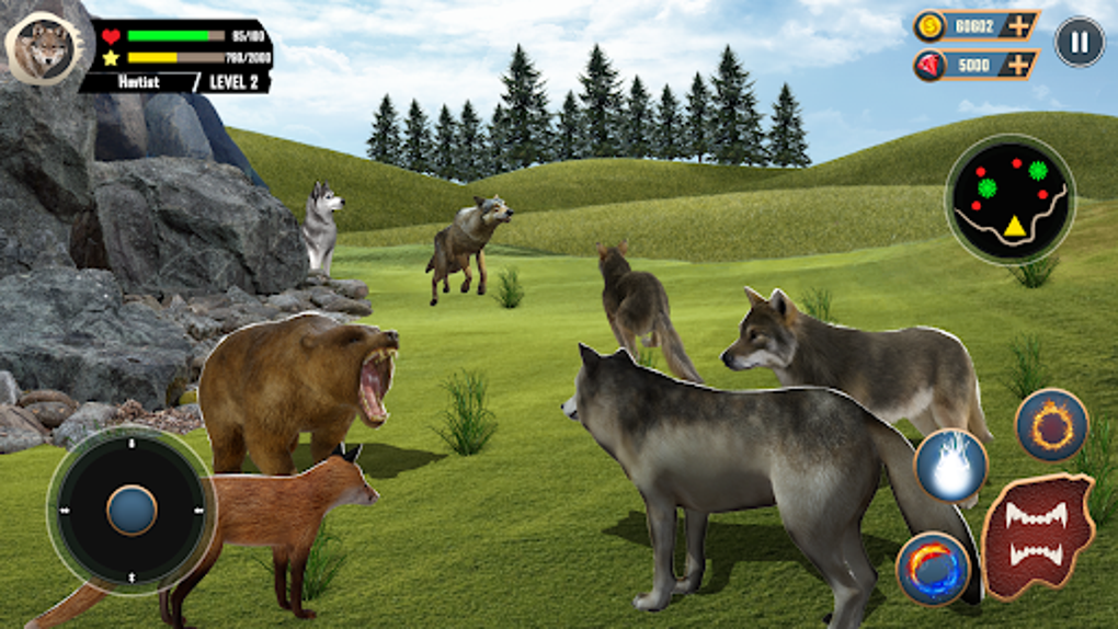 Wild Wolf Simulator Games 3d for Android - Download