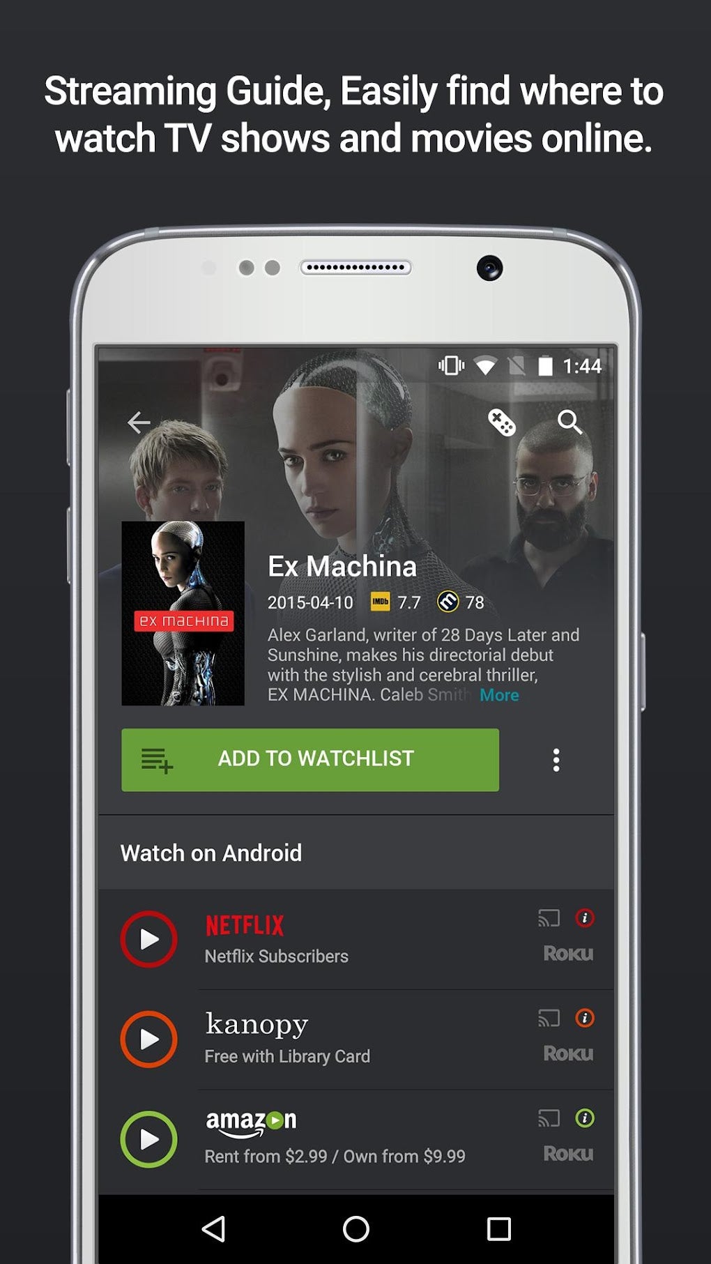 Yidio Streaming Guide APK Android Yidio Streaming Guide APK Android