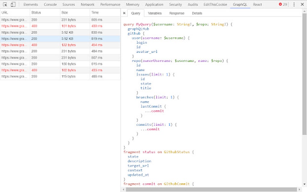 GraphQL Developer Tools For Google Chrome Extension Download graphql-developer-tools-for-google-chrome-extension-download