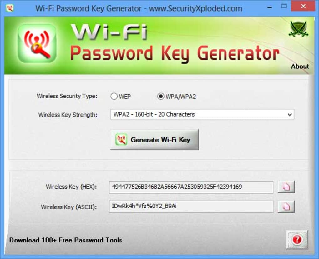 Wi-Fi Password Key Generator - Tải Về