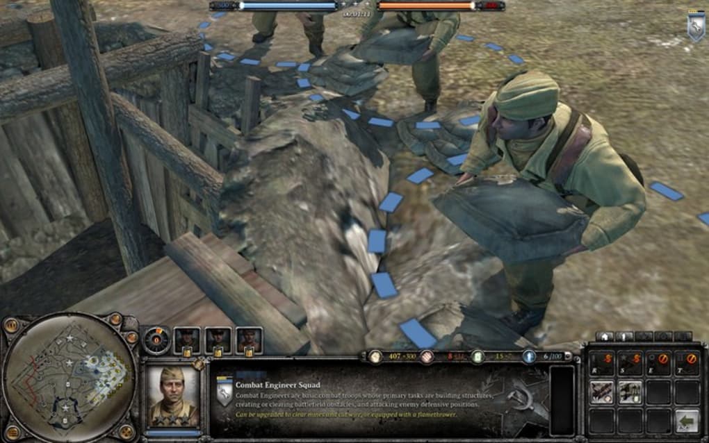 company of heroes 2 campaign truck stuck in base