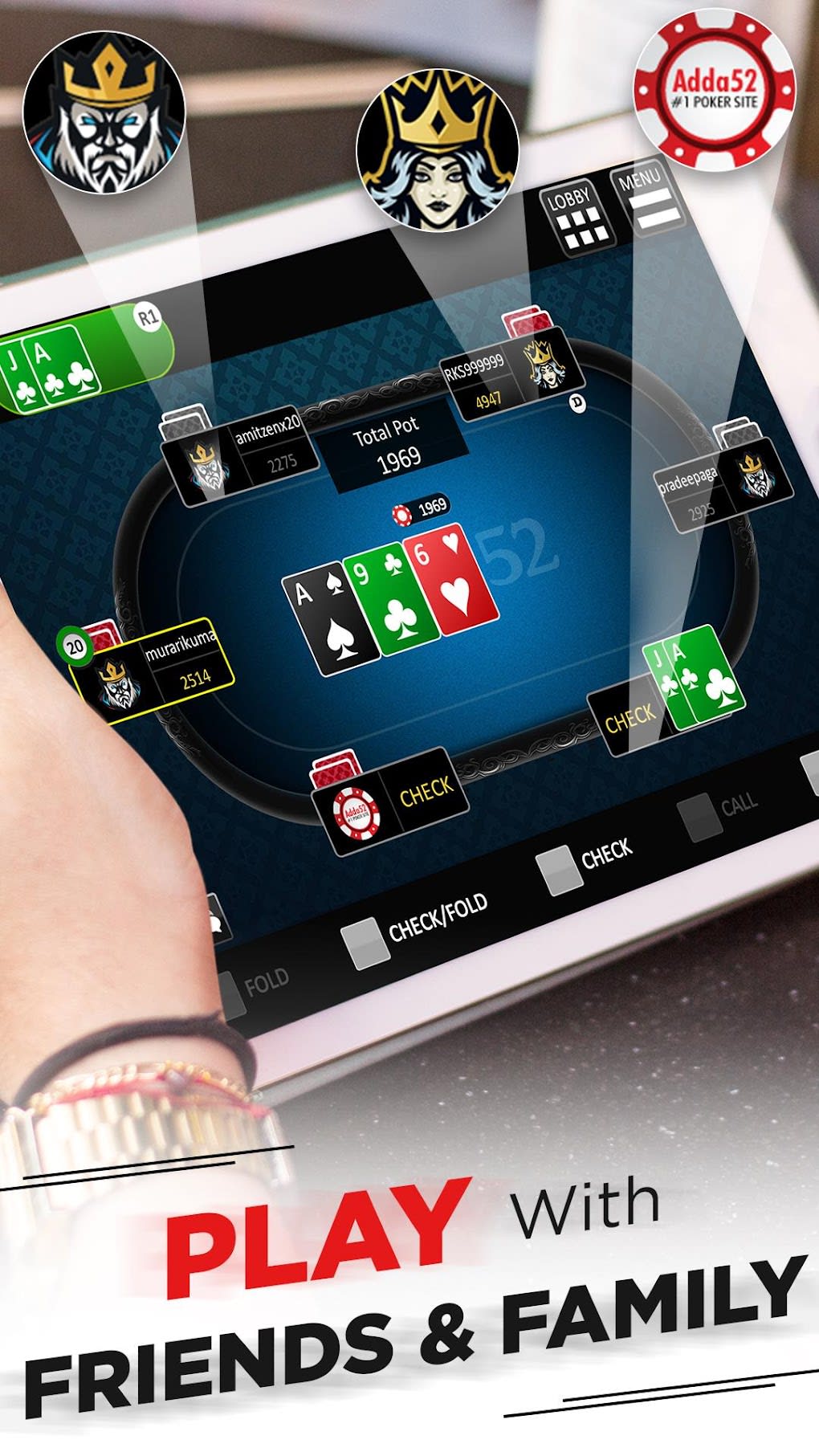 Online Poker Games - Play Poker Online at Adda52
