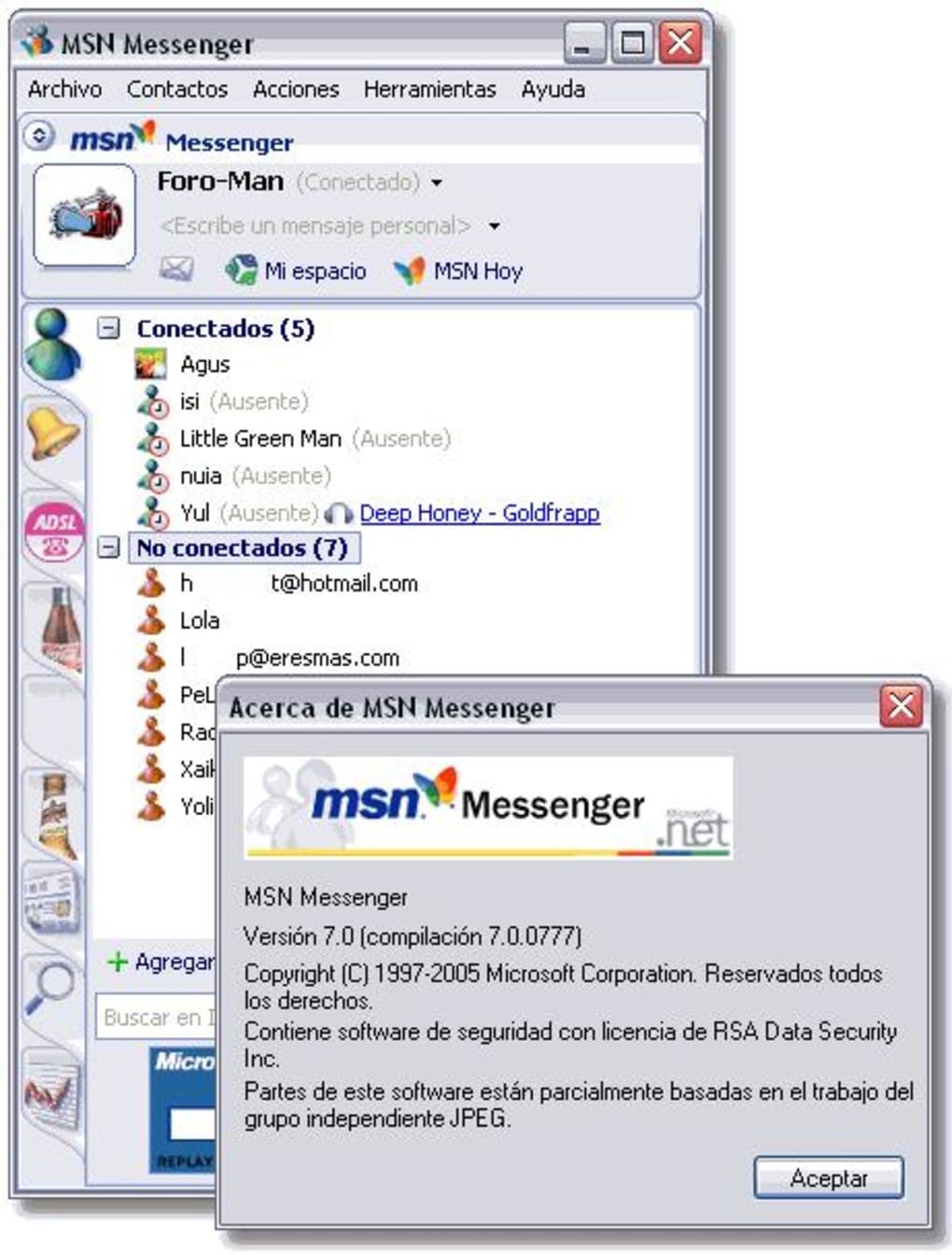 msn messenger app