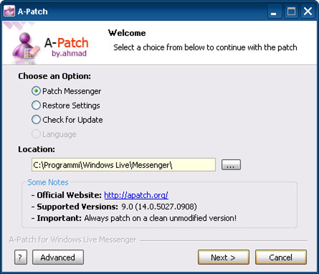PATCH TRILLI SCARICA