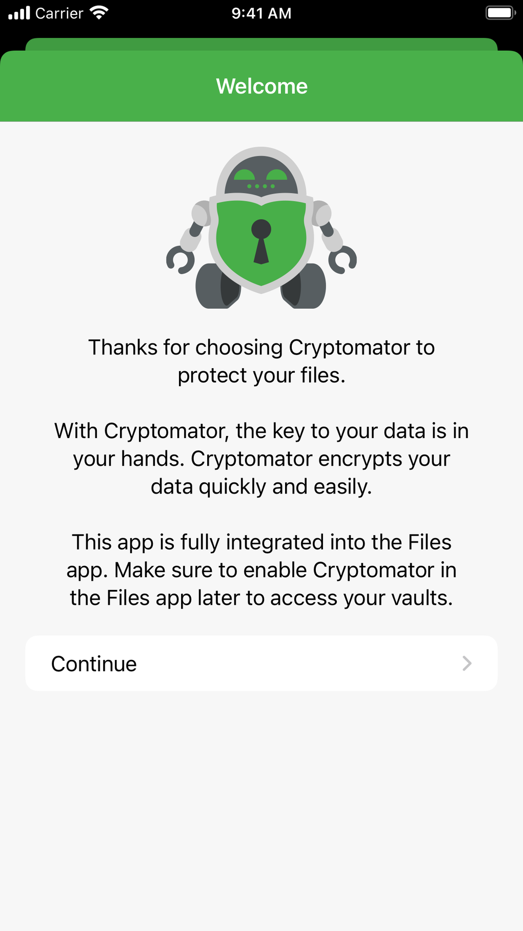 Cryptomator for iPhone Download