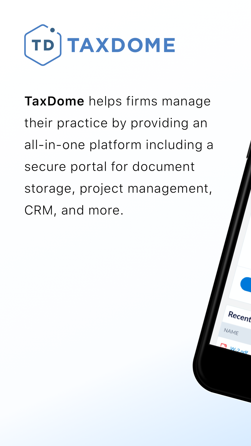 TaxDome Client Portal для iPhone — Скачать