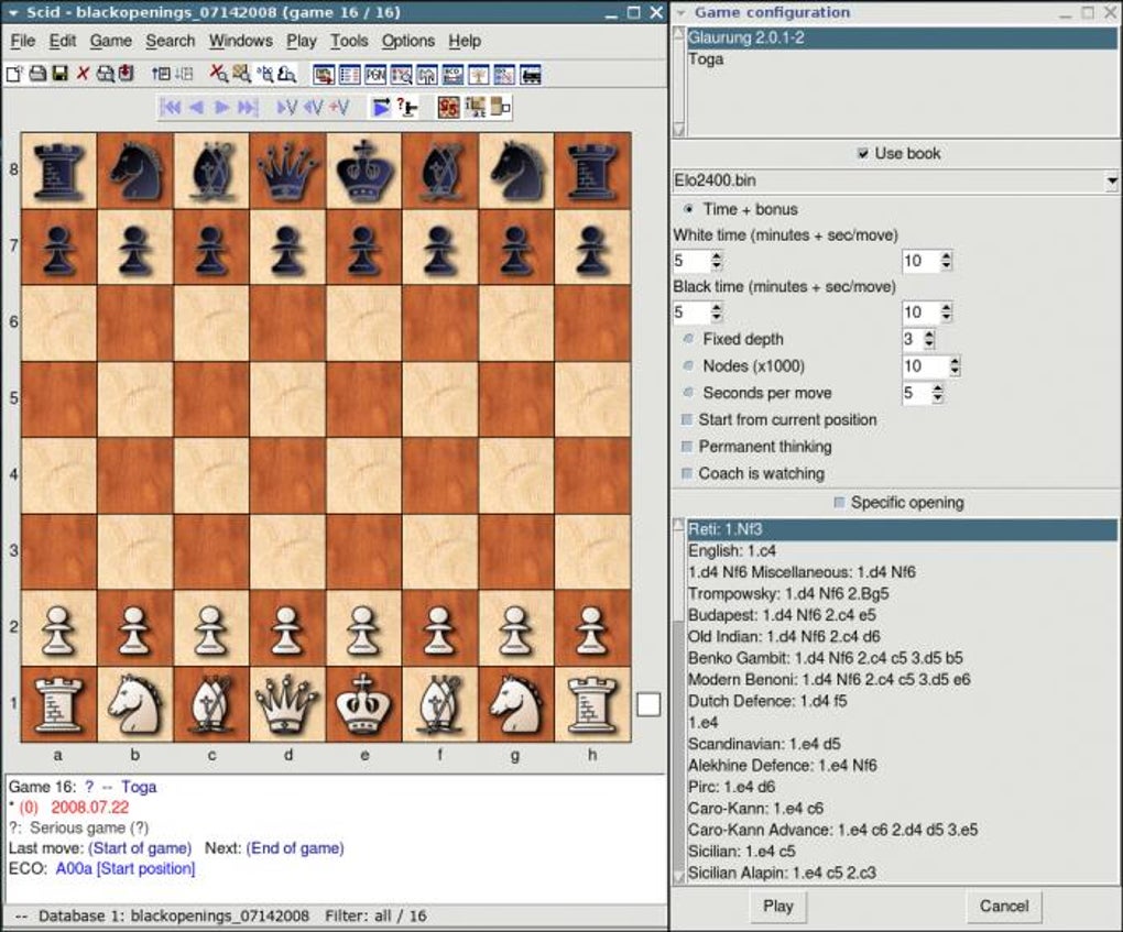 Oranje Chess  Learning to use FICS - Freechess.org