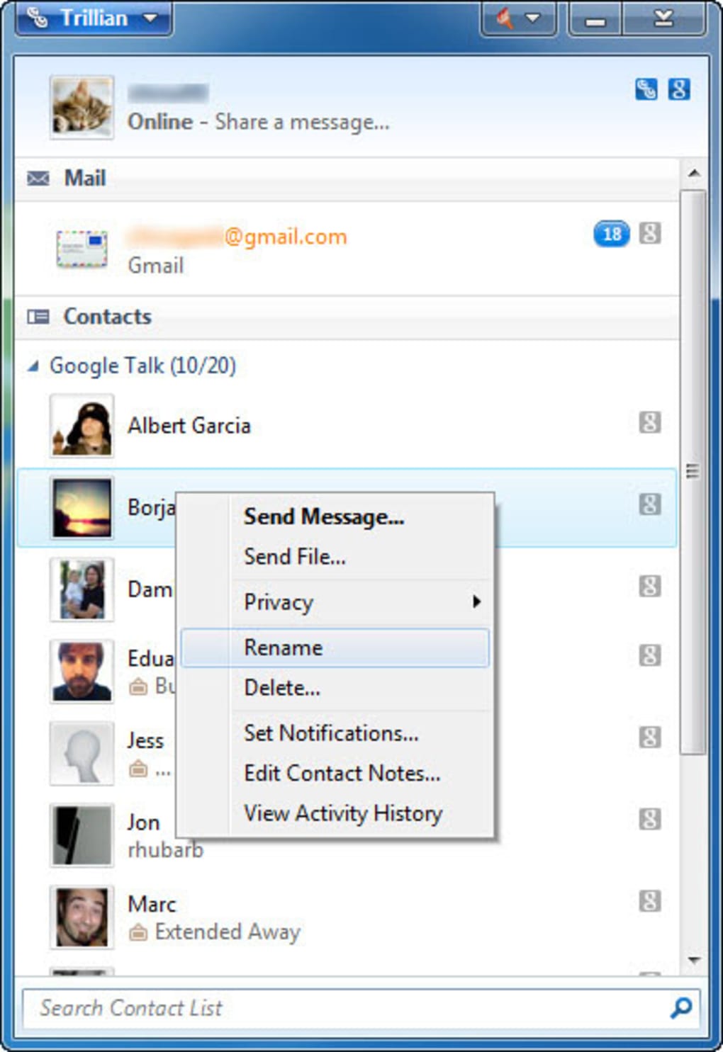 trillian chat software