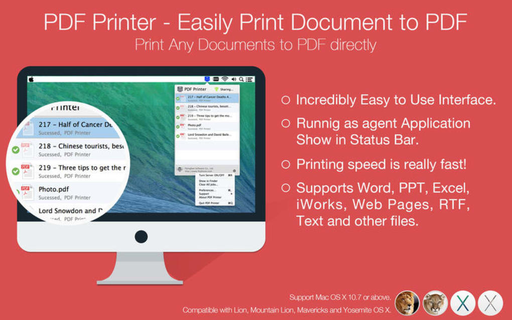 install adobe pdf printer mac os x 10.7