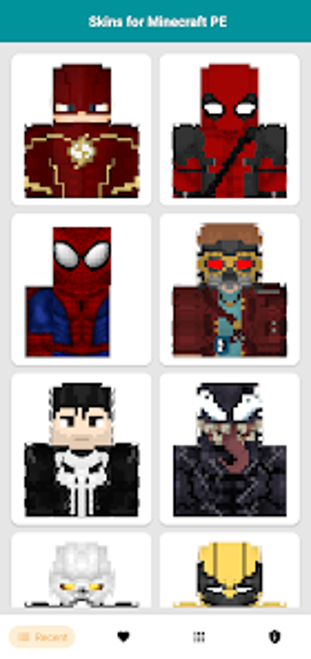 Superhero Skins for Minecraft для Android — Скачать