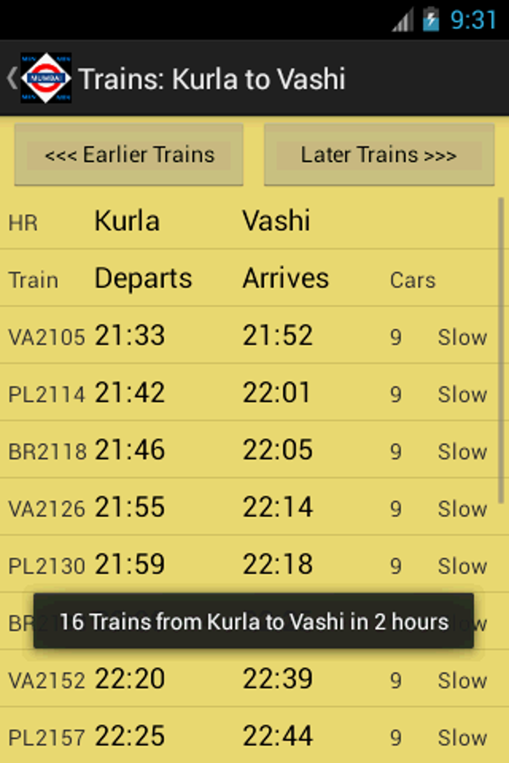 Mumbai Train Route Planner APK voor Android - Download