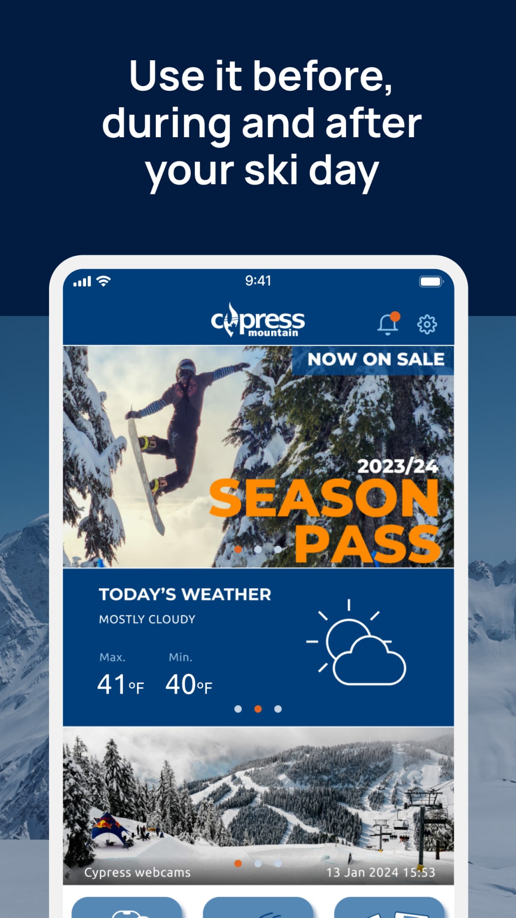Cypress Mountain para iPhone - Download