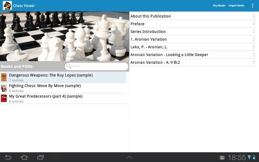 Everyman Chess Viewer for Android devices