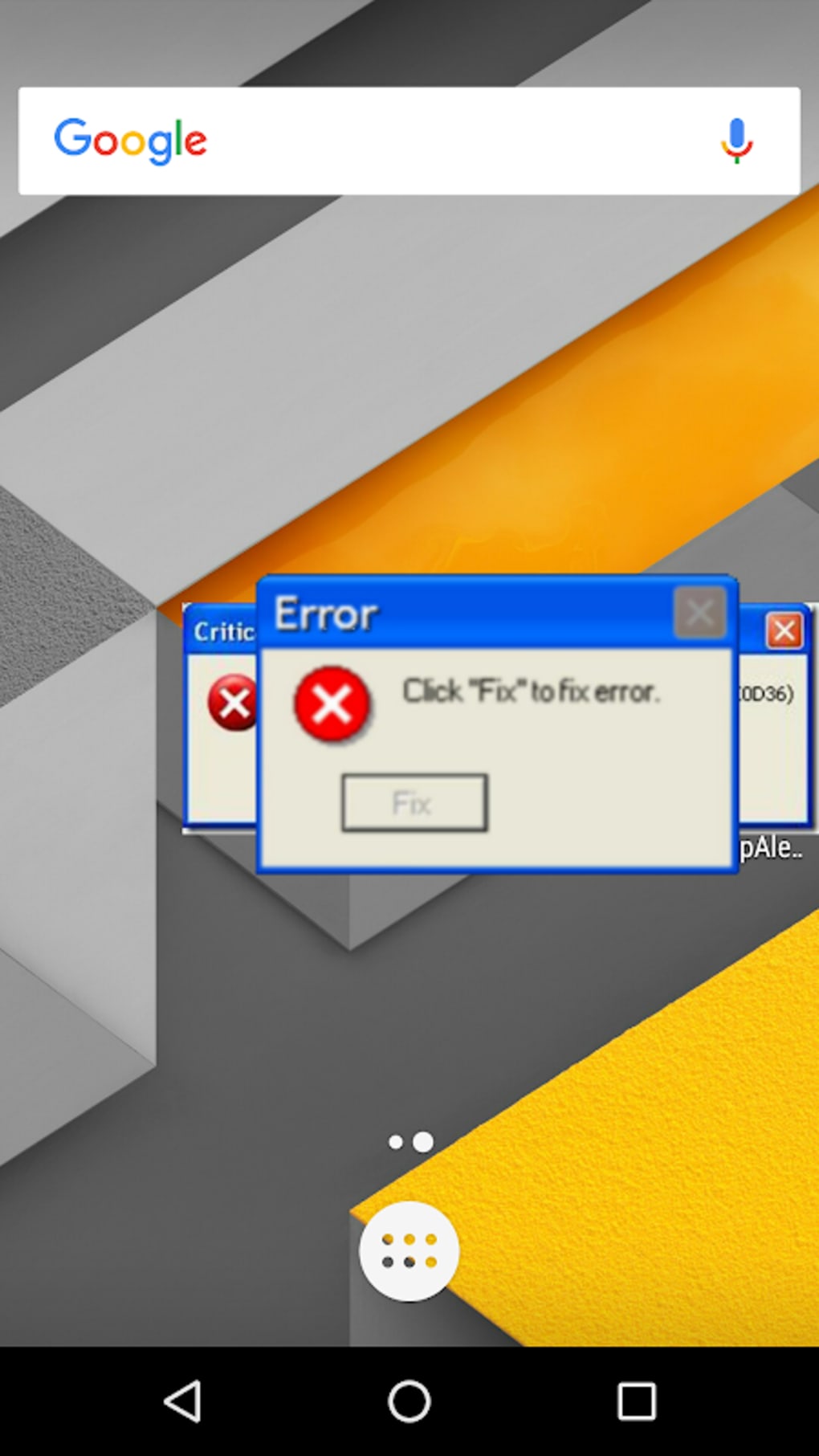 Windows XP Error APK voor Android - Download