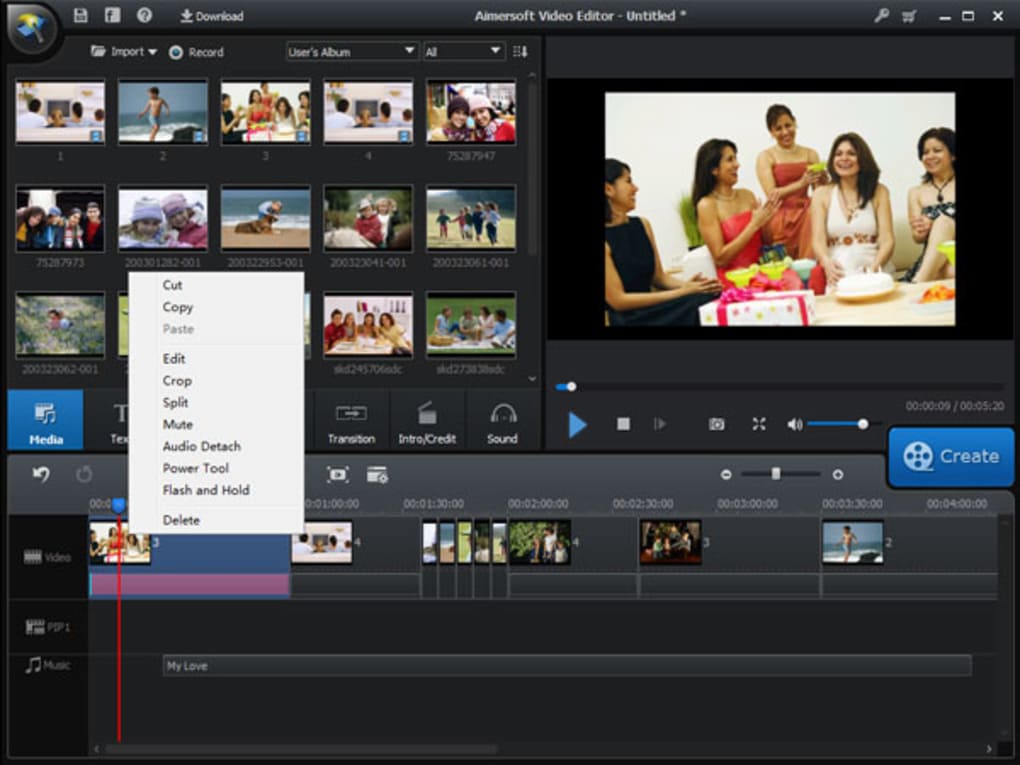 aimersoft video editor software free download