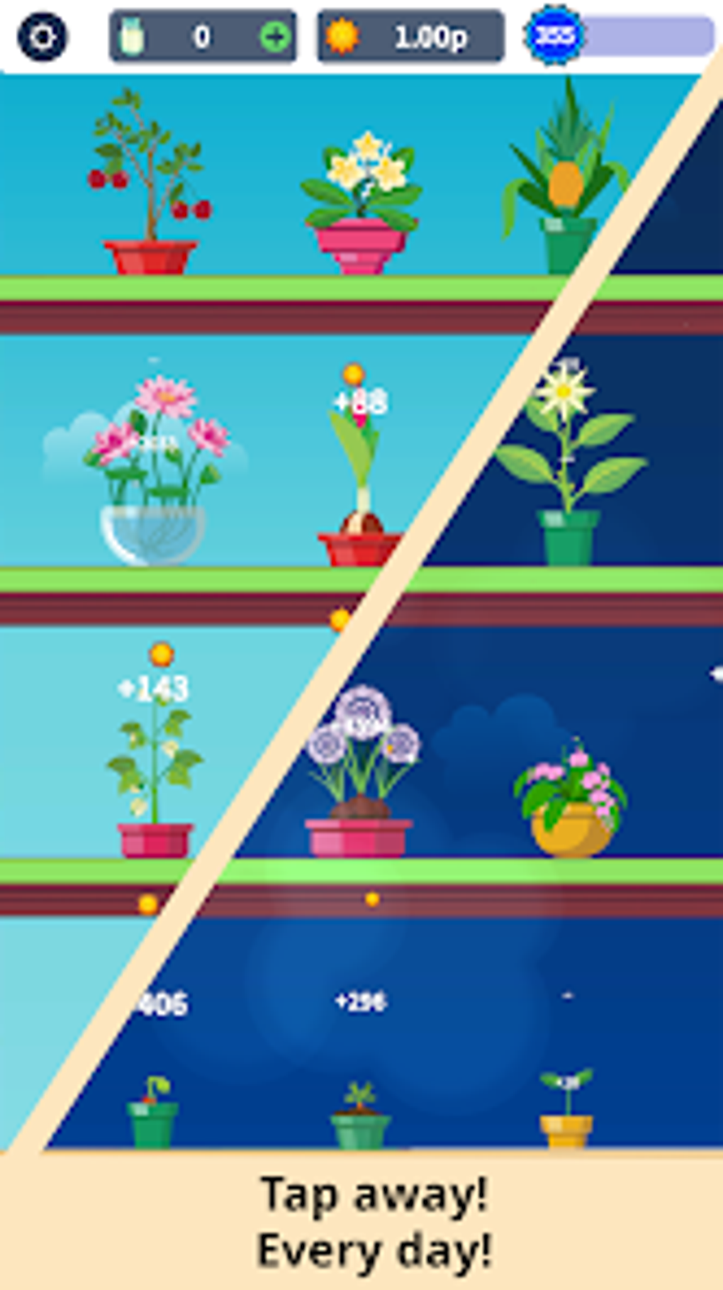 Android AFK Garden Idle Tycoon Game 