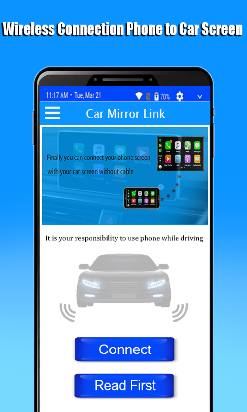 Mirror Link Phone to car для Android — Скачать