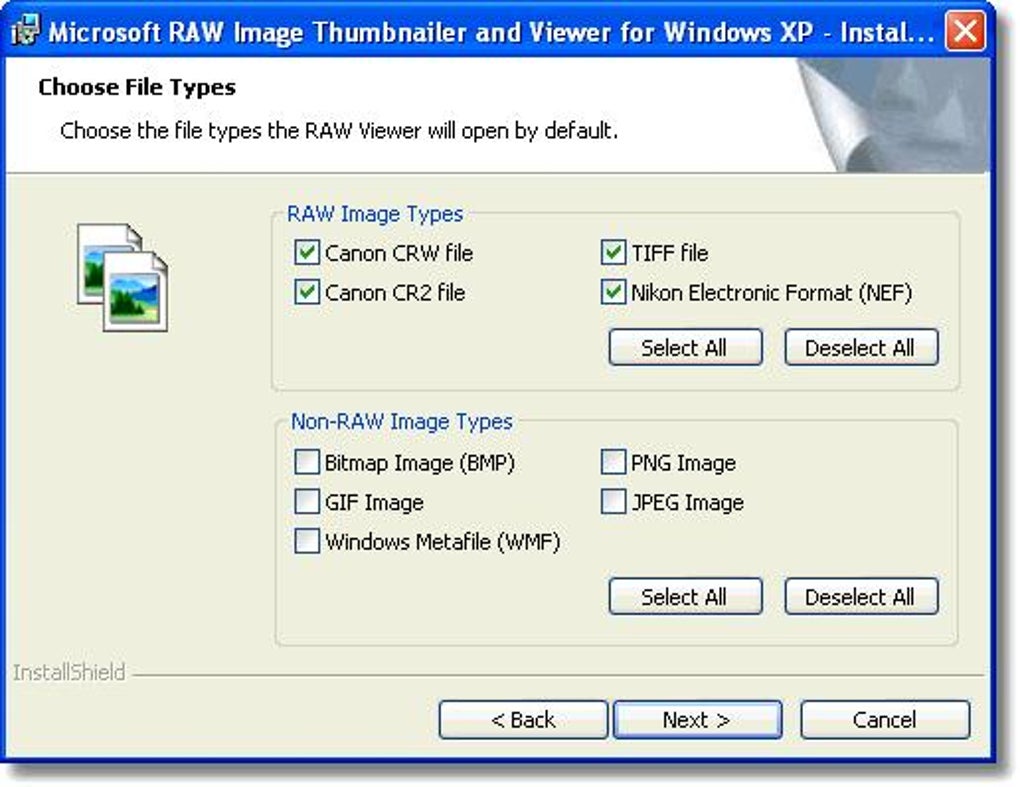 raw image thumbnailer and viewer