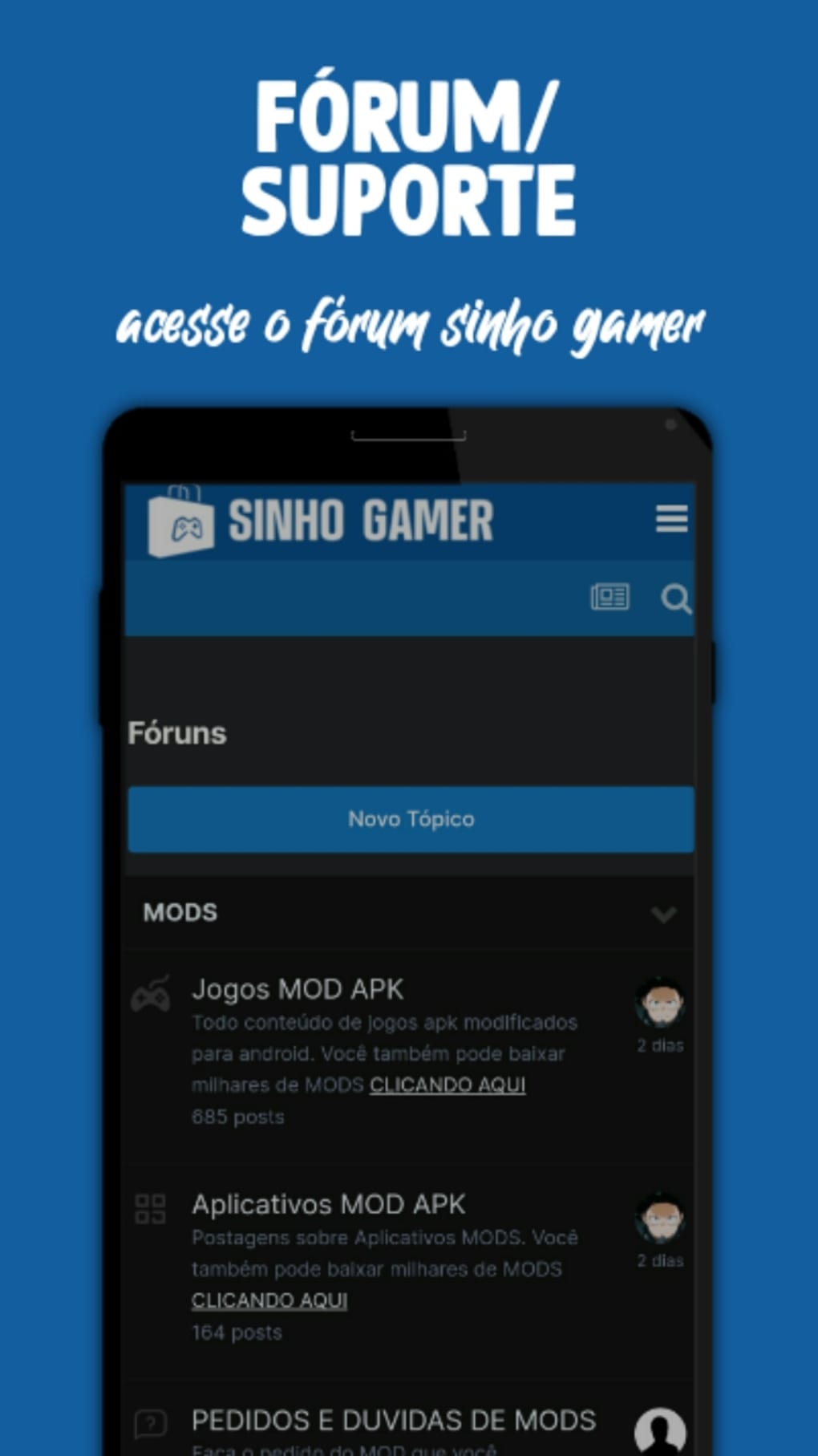 Sinho Gamer - APK MODS para Android - Download