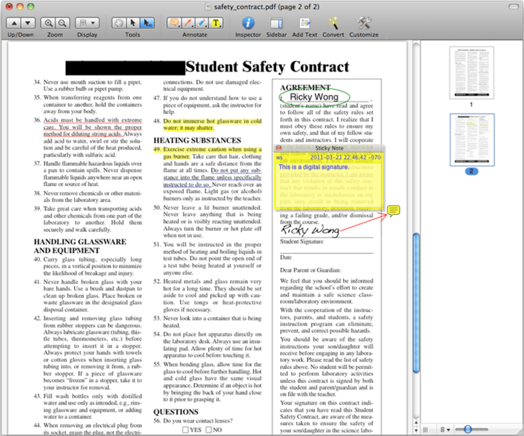 pdf for the mac