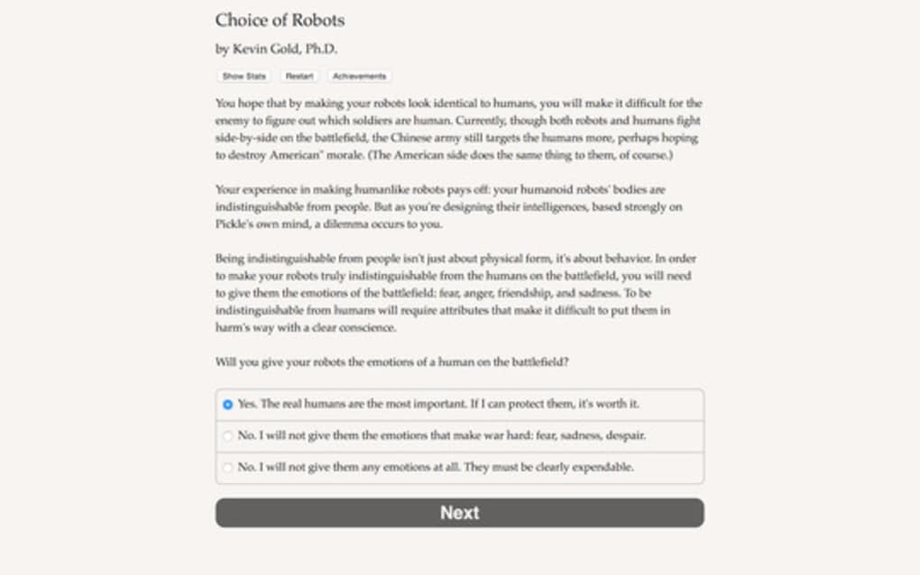 Choice Of Robots Download