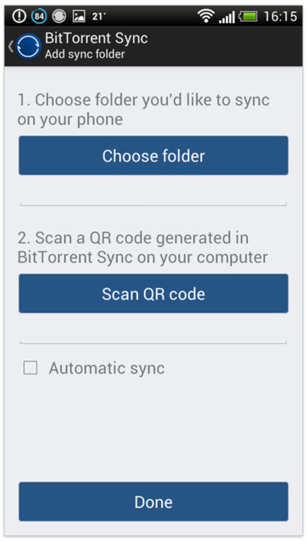bittorrent sync pro android