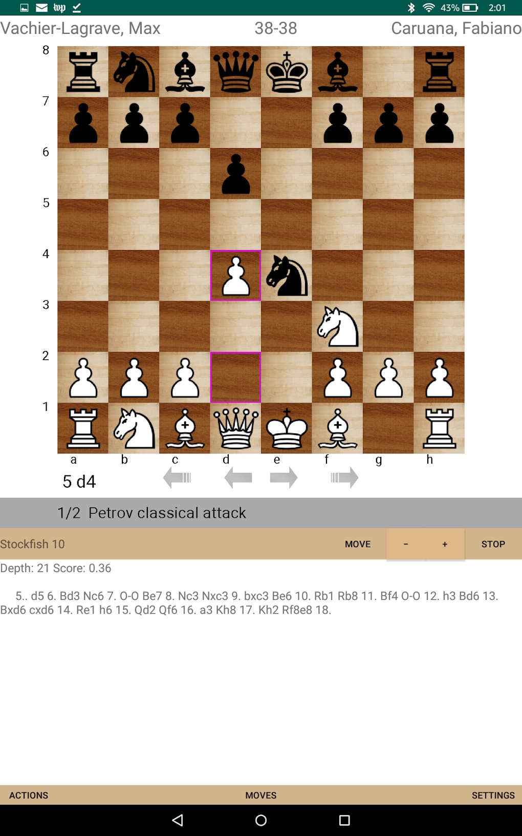 Chess Opening Moves III –