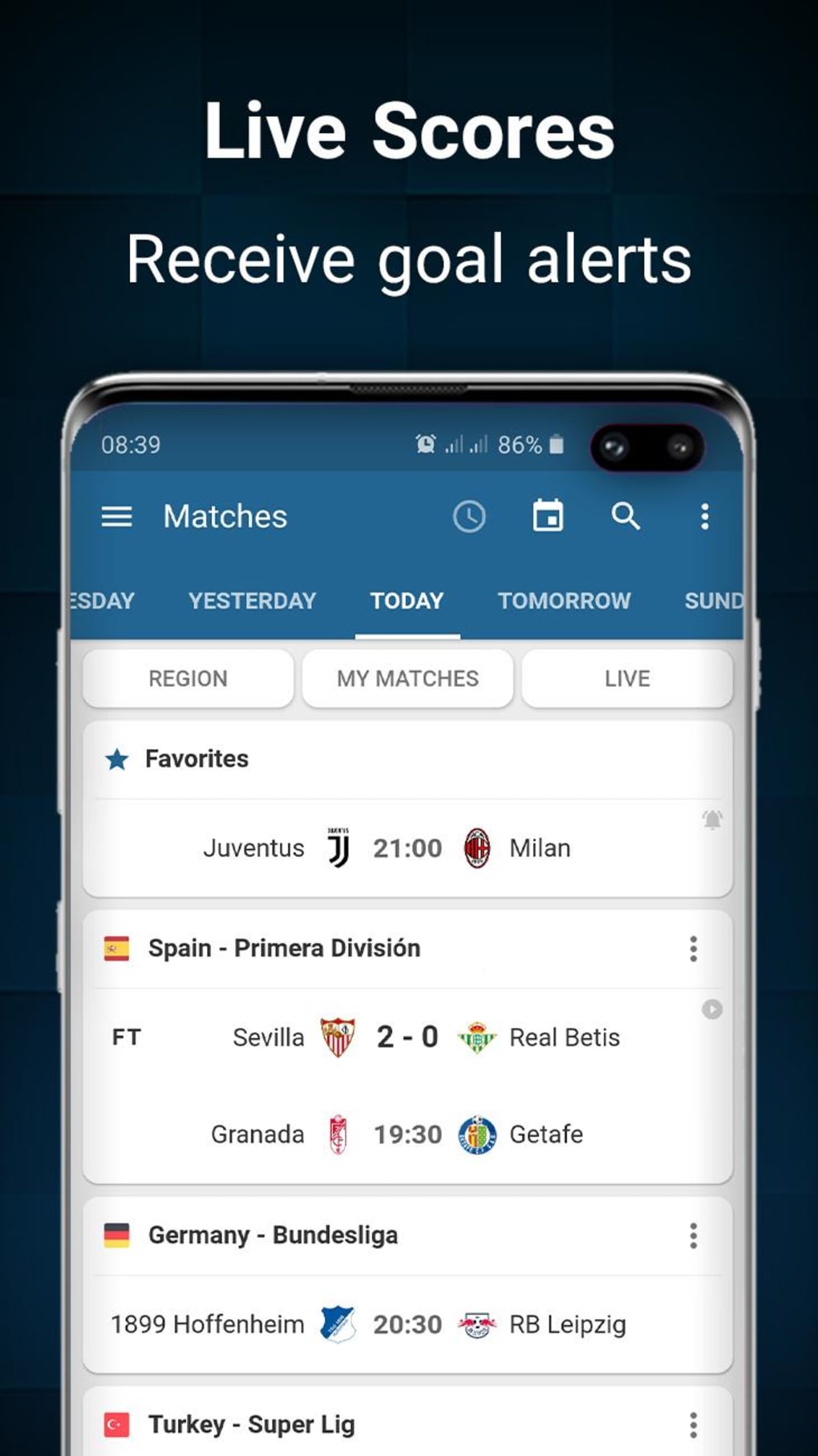 Footba11 - Soccer Live Scores APK for Android