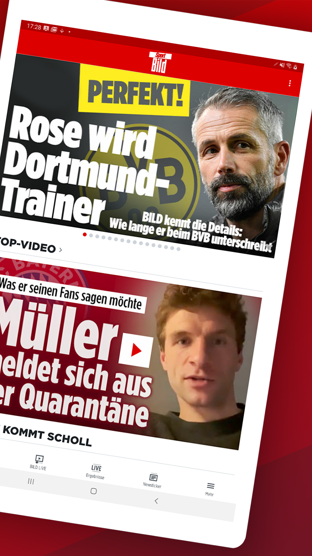 Sport BILD: Fussball Live News APK for Android - Download