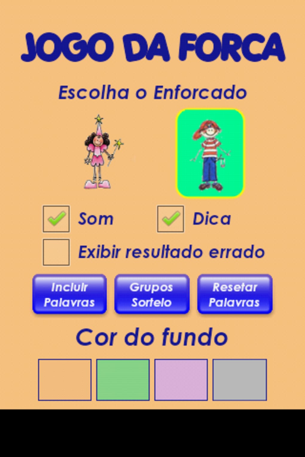 Jogo da forca – Idioma Brasil – Português para estrangeiros