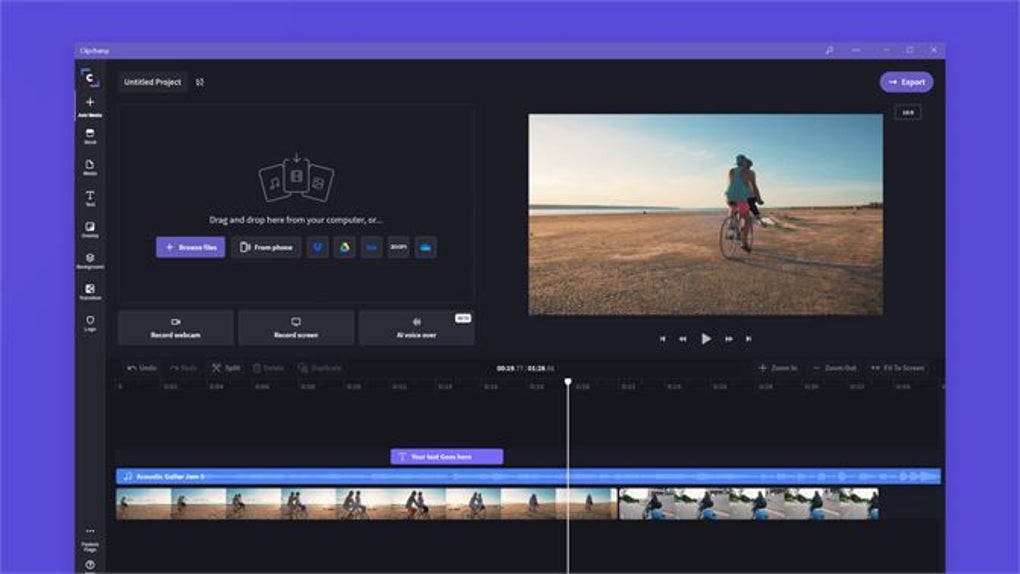 Save videos in 4K video resolution in Clipchamp