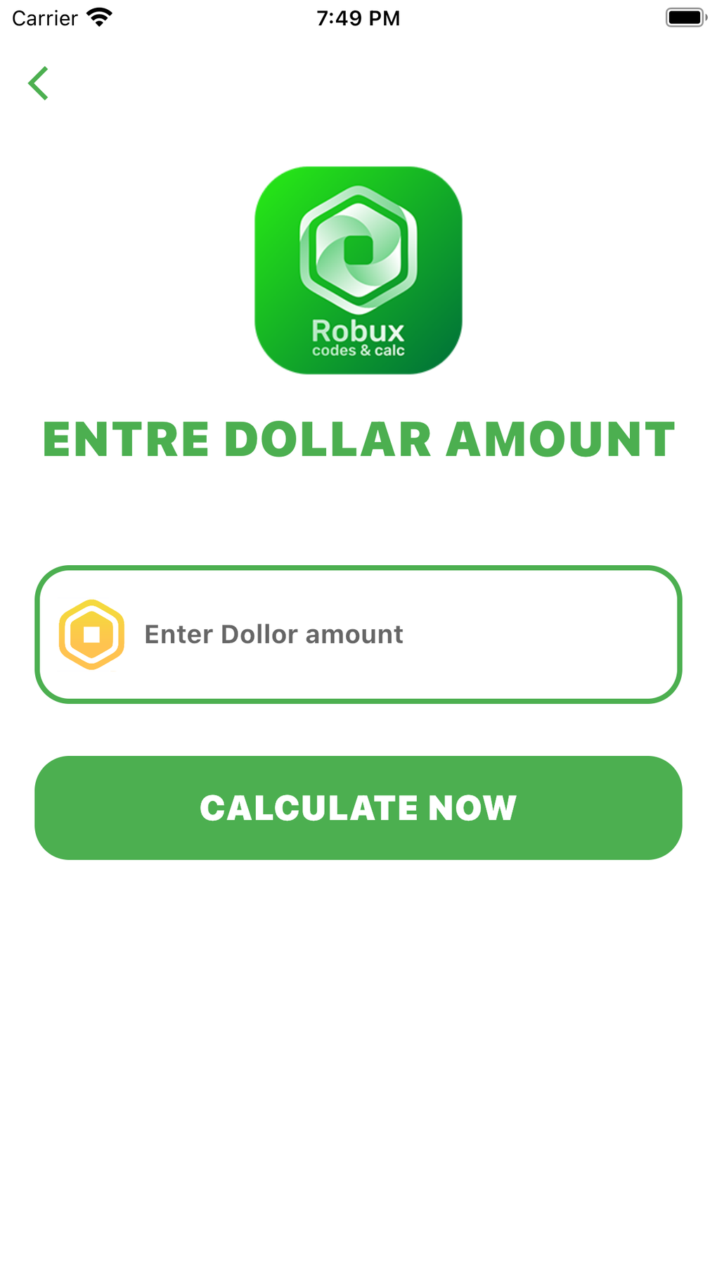 Robux Calc - Roblox Codes - تلعب لعبة iPhone/iPad على الإنترنت على  Chedot.com