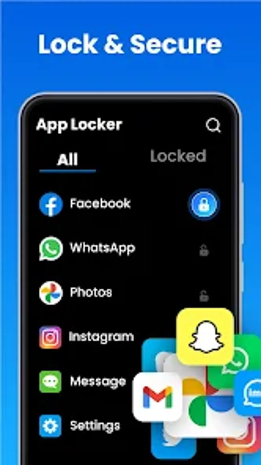 AppLock: Lock Apps Fingerprint для Android — Скачать