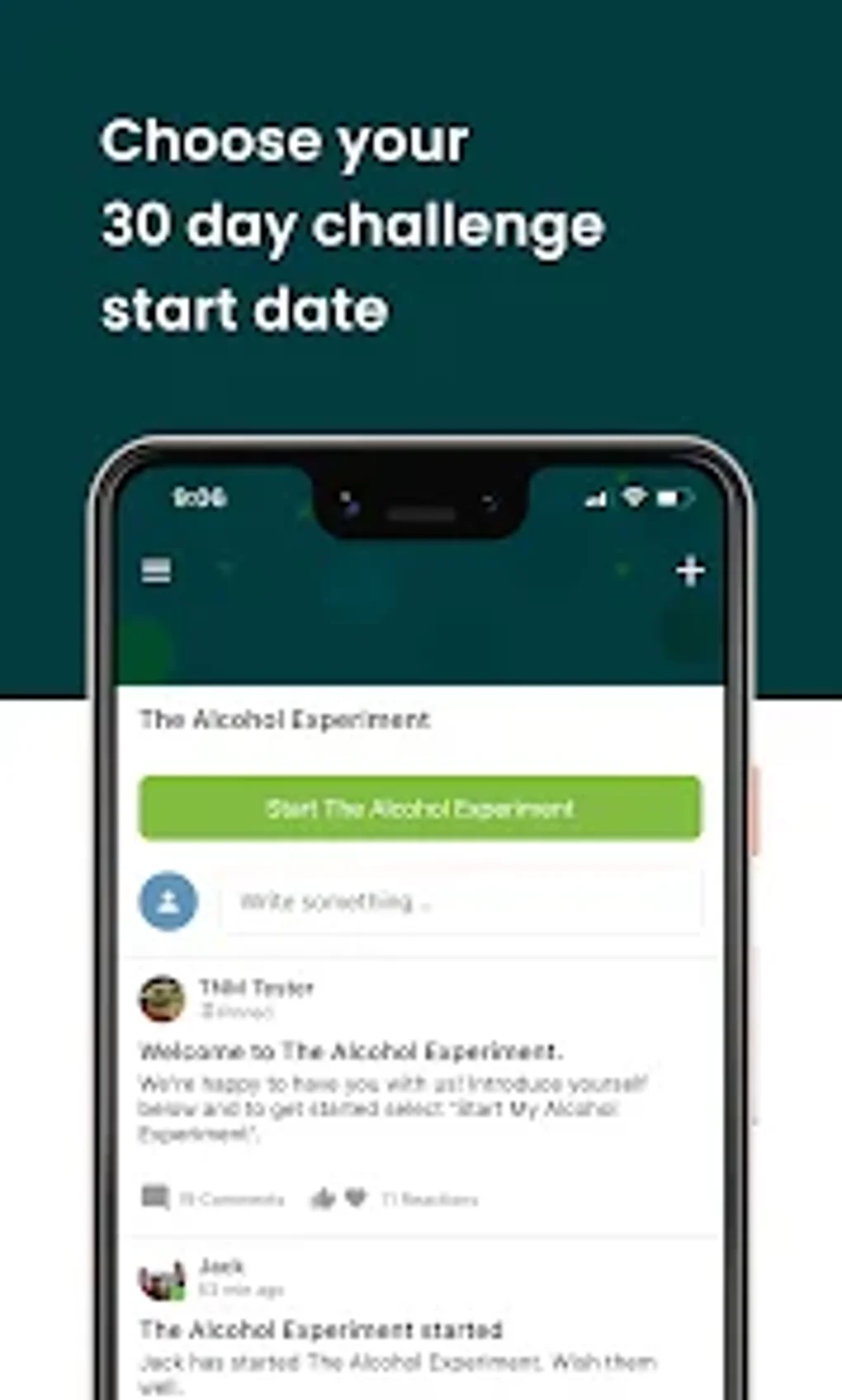 30 day alcohol experiment app