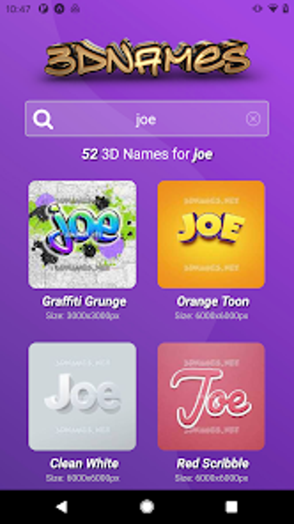 3d-names-for-android-download