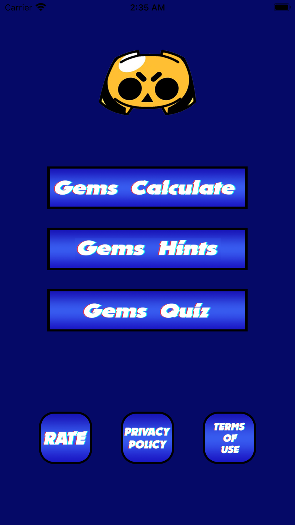 Gems Calc For Brawl Stars Quiz для iPhone — Скачать