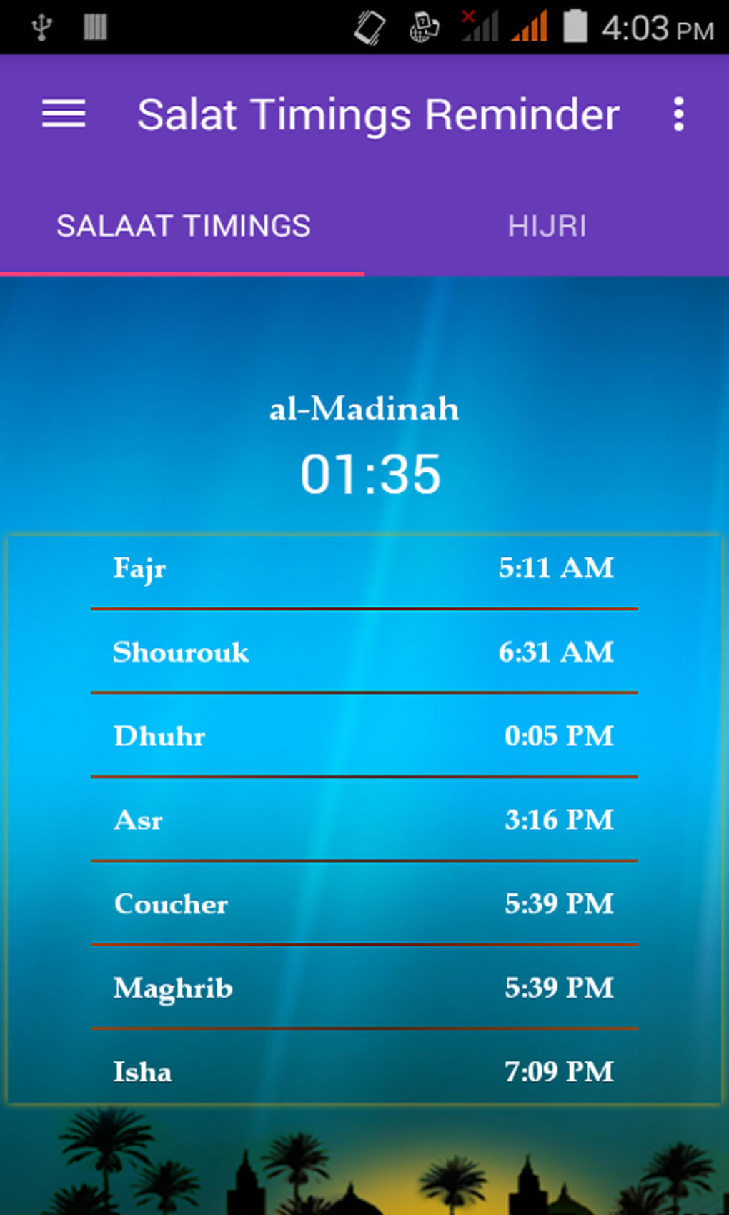 Muslim prayer reminder mac app