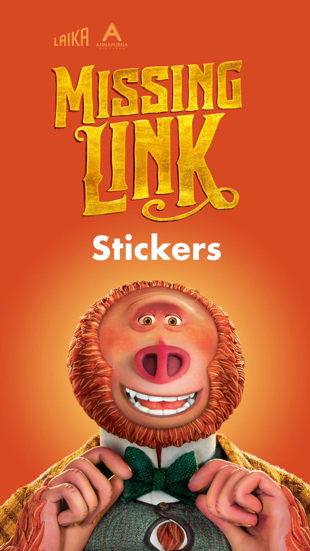 LAIKA Stickers: Missing Link для iPhone — Скачать