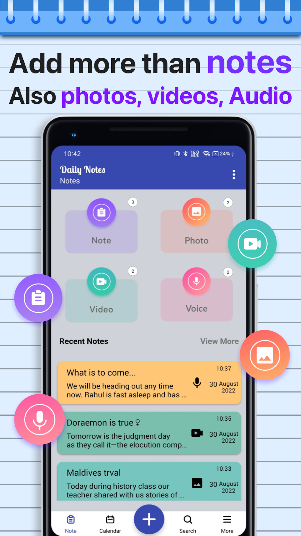Daily Notes - Notebook Notepad para Android - Descargar