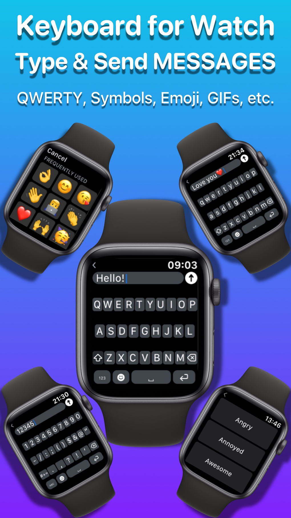 WatchKeys: Keyboard for Watch для iPhone — Скачать