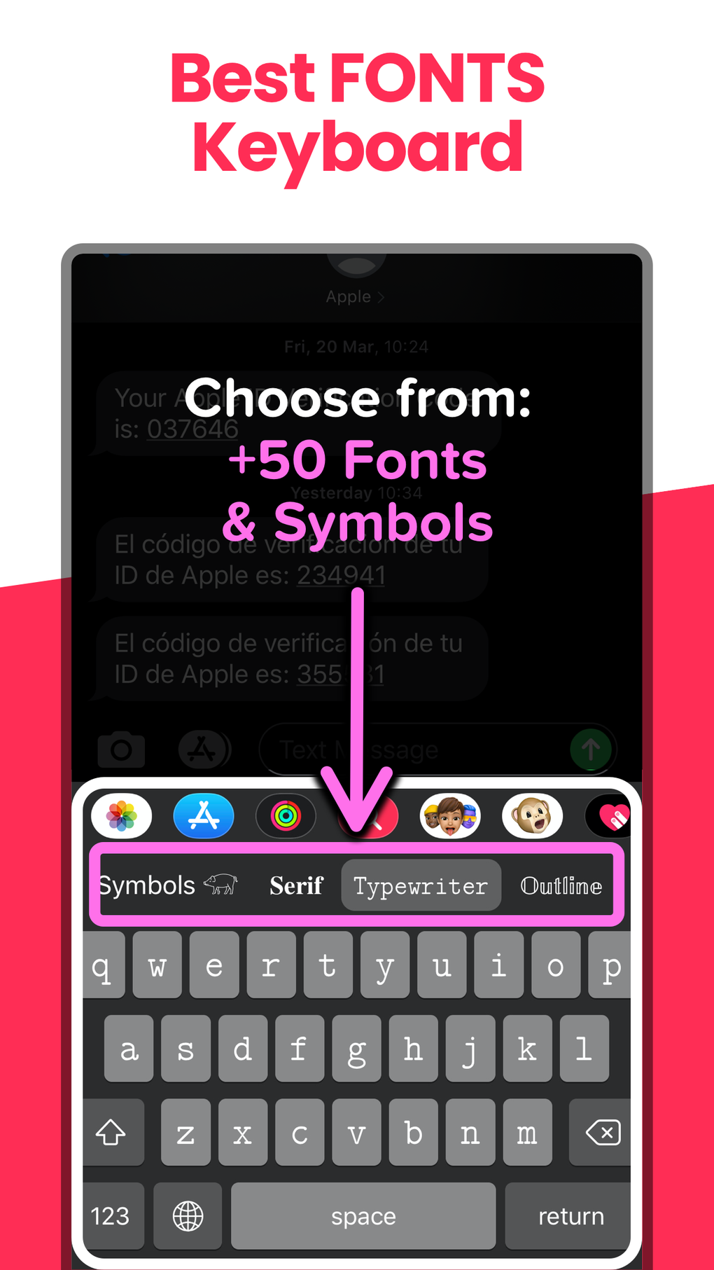 Aesthetic Fonts Cute Symbols for iPhone - Download