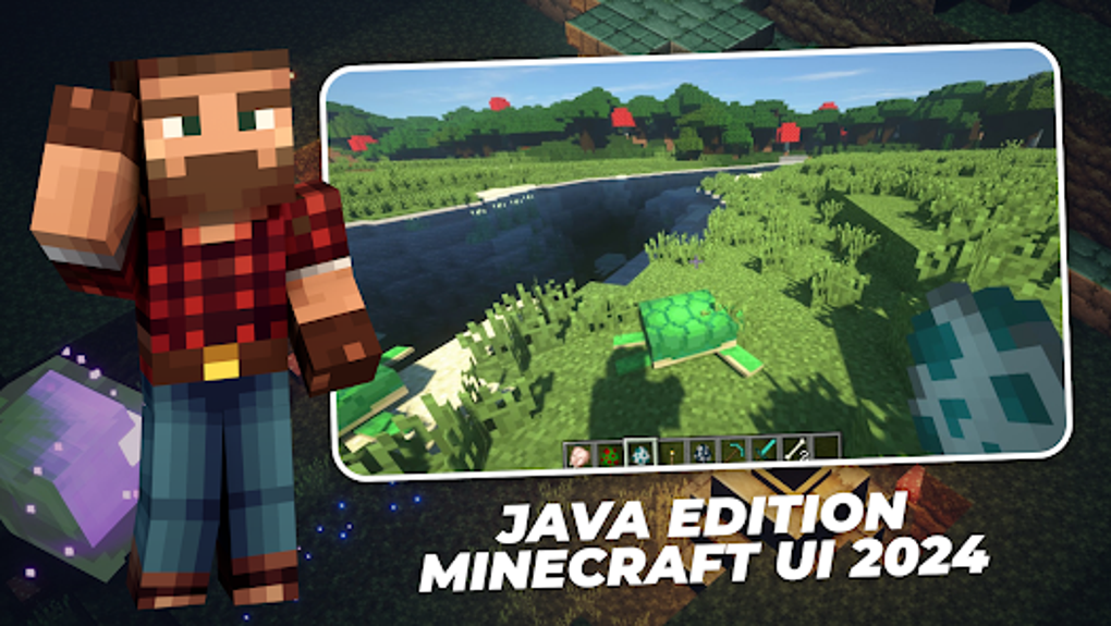Java Edition Minecraft UI 2024 for Android - Download