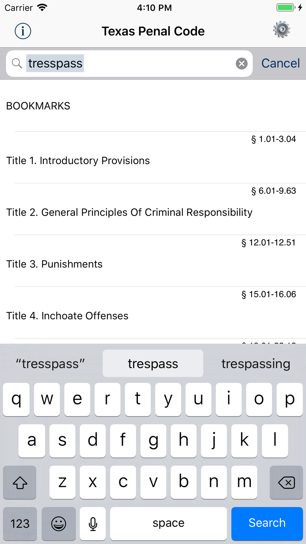 Tx penal code 2022 texas law for iphone download