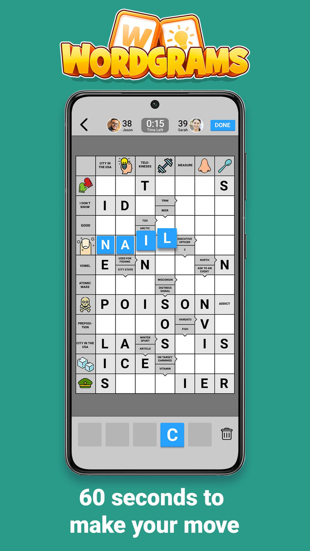 Wordgrams Crossword Puzzle Para IPhone Download