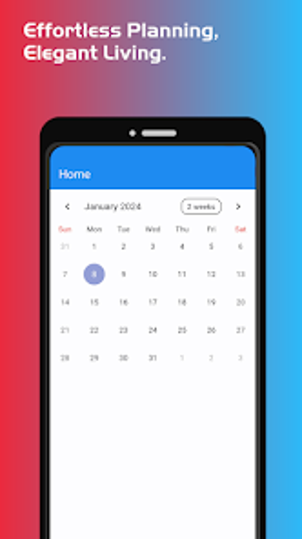 simple_calendar для Android — Скачать