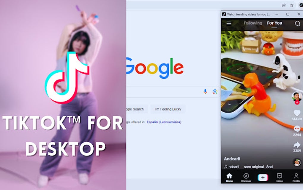 TikTok™ for Desktop na Google Chrome - Rozszerzenie Download